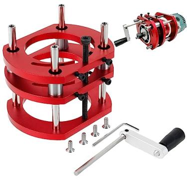 Imagem de Roteador HD, base elevatória, liga de alumínio, 4 mandíbulas, sistema de elevação de mesa, 51 mm, ferramenta de elevação ajustável, ferramenta de carpintaria para bancada de carpinteiro QUWUMGD