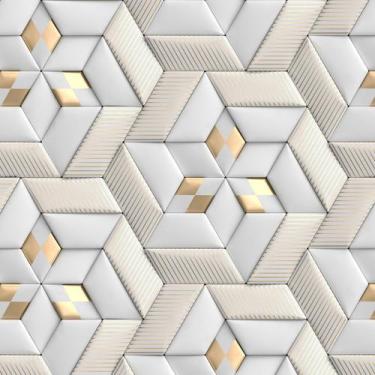 Imagem de Papel de Parede 3D Adesivo Geométrico 3M- ALGIDECOR