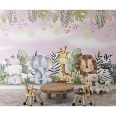 Imagem de  Adesivo de Parede Safari Rosa 280X260  - ALGIDECOR