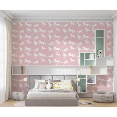Imagem de Papel de Parede Adesivo estampa cavalo Vinil  3M- ALGIDECOR