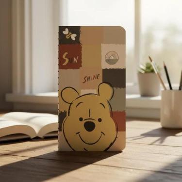 Imagem de Caderneta Minicaderno Anotações Costurado Ursinho Pooh 40Fls - Cultura