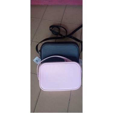 Imagem de Bolsa transversal preta/rosa - PRESENTE DE MÃE