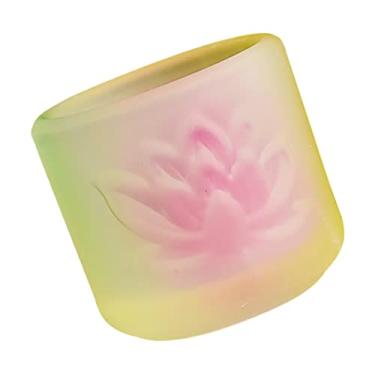 Imagem de ORFOFE Copo de água decoração chinesa tigela de vidro decorativo copos de bebida copo de adoração budista tigela de cura Mindfulness suporte de vela votivo copo de água doméstico copo de altar