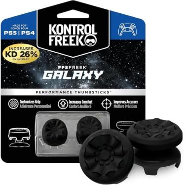 Imagem de FPS Freek Galaxy Black for Playstation 4 (PS4) and Playstation 5 (PS5) | Performance Thumbsticks | 1 High-Rise, 1 Mid-Rise | Black (Limited Edition)