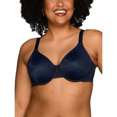 Imagem de Vanity Fair Sutiã redutor feminino Beauty Back Smoothing, minimiza a linha do busto até 3,8 cm, bojos não acolchoados até a altura, Ghost Navy, 36DD