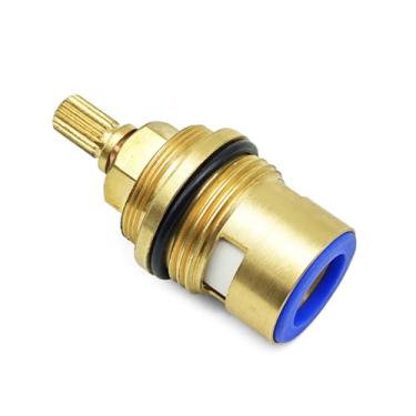 Imagem de Meyffon Cartucho de cerâmica 45887000 compatível com torneira Grohe, substituição de cartucho de torneira de pia de banheiro, válvulas de montagem na parede de 3/4 polegadas, água fria para cartucho