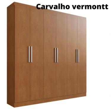 Imagem de Roupeiro Herval 1127 Carvalho Vermontt Sem Espelho