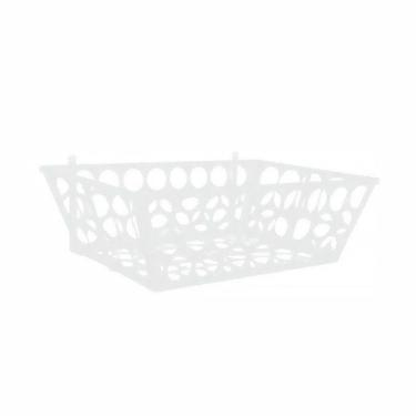 Imagem de Lixeira de Rua Modelo Retangular 60cm de Parede