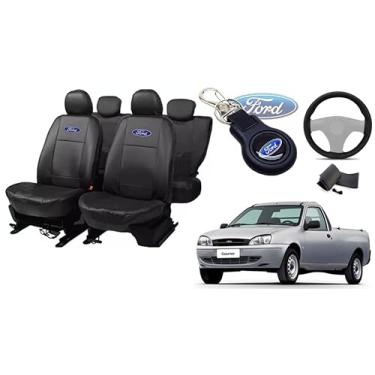 Imagem de Capa de couro para o banco courier 2000-2013 proteção impermeável