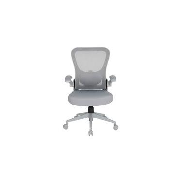 Imagem de Cadeira de Escritório Ergonômica DT3 Vita Grey Frame, Até 120Kg, Reclinável, Cilindro de Gás Classe 4, Malha, Cinza - 14558-3