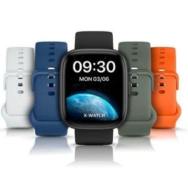 Imagem de Relogio Smartwatch Unissex Alexa X-Watch XSWUQPI010A Troca Pulseira-Unissex