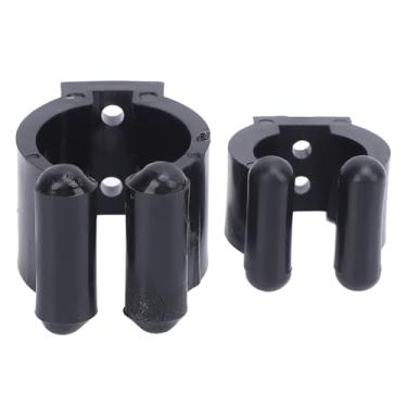 Imagem de Alomejor Braçadeira de Suporte da Piscina, Bilhar Montado na Parede de Plástico Com Slots de 17 Mm/24 Mm para Bastões de Sinuca e Armazenamento de Hastes de Pesca