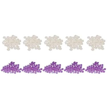 Imagem de Flor 3D decoração de unhas mudança de luz acessórios de arte de unhas de resina fofa requintada mudança de cor UV decorações de unhas para mulheres meninas salão de beleza faça (Roxa)