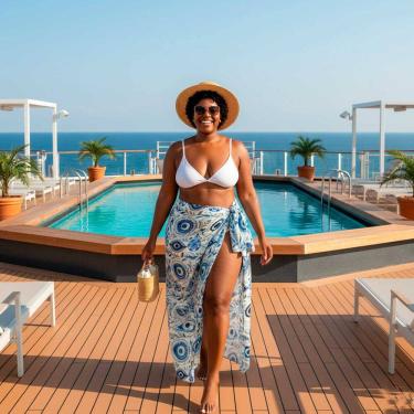 Imagem de Canga/Pareô Praia e Piscina Olho Grego Folhado 1,00x1,50m - Fera Print