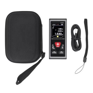 Imagem de FTVOGUE Medidor de Distância de Lasers Bilaterais, Ferramenta de Medição de Lasers Recarregáveis ​​usb, Telêmetro Digital, Instrumento de Medição de Duplos (SW-DR60)
