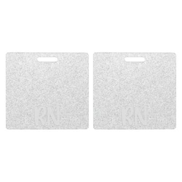 Imagem de PATIKIL Porta-cartões RN para crachá RN, 2 peças, porta-cartões de identificação com glitter, etiqueta de identificação de nome horizontal, acessórios para mulheres, colegas de trabalho, presentes de