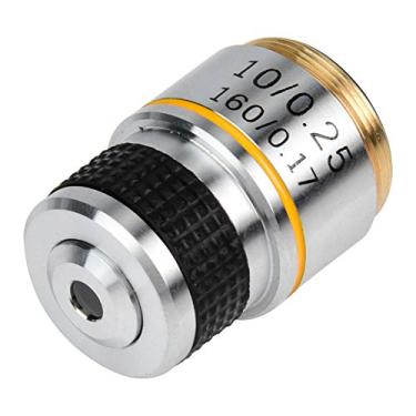 Imagem de Generic Lente Acromática de Microscópio Biológico 10X para Observações Claras e Contraste Aumentado Comprimento do Tubo de 160 Mm para Uso Em Laboratório