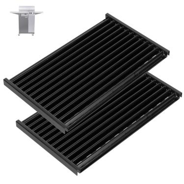 Imagem de BBQration Grelha para grelha elétrica Charbroil 22652143 Edge, grelha emissora de aço de porcelana para peças de reposição Charbroil Grill E330-1000-W1 para peças de reposição Charbroil Grill