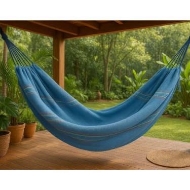 Imagem de Rede de Descanso, Tecido de AlgodãO, FáCil de Limpar e Transportar, Adequada Para Viagens.