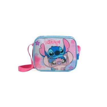 Imagem de Lancheira Térmica Infantil Feminina Stitch Azul - Disney, U, Azul
