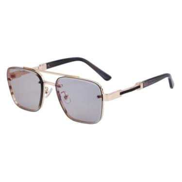 Imagem de VFDHN Óculos de Sol Retrô Masculinos com Proteção Solar Vintage Femininos e Modernos (3)