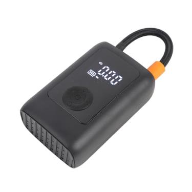 Imagem de Snsowed Compressor de Ar Portátil, Inflador de Pneus Recarregável 4000mAh Com Desligamento Automático, Lanterna LED, Bomba Ar Emergência Sem Fio 153 (MI01 Insuflador Sem Fio Universal Fit Preto)