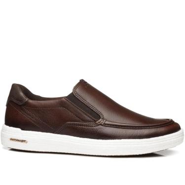 Imagem de Tenis Casual Pegada Masculino em Couro Pinhao 112001-02-Masculino