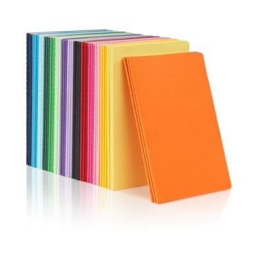 Imagem de Dynta A5 Journals 45pcs 15 Colors Lined Notebooks Bulk College Ruled 5.5 x 8.3 Inches for Class or Conference, 30 Sheets/60 Pages