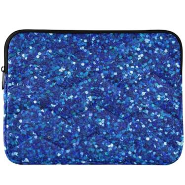Imagem de Capa para notebook azul ágata brilhante para MacBook Air capa universal de 13 polegadas 13-14 polegadas fofa capa para laptop buffy