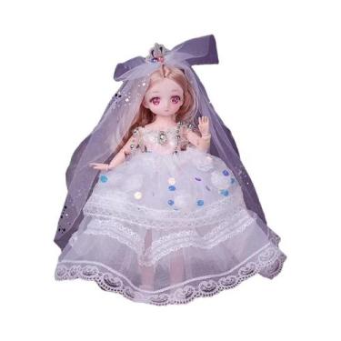 Imagem de Boneca Princesa BJD De 30 Cm, Maquiagem Rápida Em 6 Minutos, Presente 