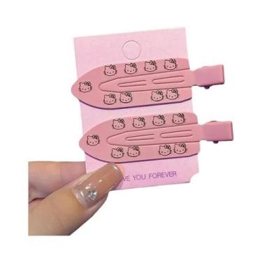 Imagem de Conjunto De Grampos De Cabelo Hello Kitty Sem Costura Para Meninas, Cl