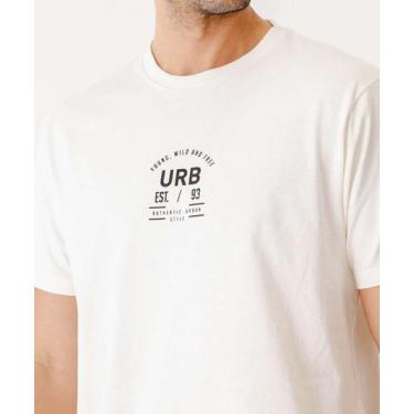 Imagem de Camiseta Masculina Estampa Frase Manga Curta MR-78008, Off white, P