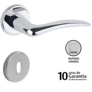 Imagem de Fechadura 602 St2 55mm Cromada Lafonte - LaFonte Assa Abloy