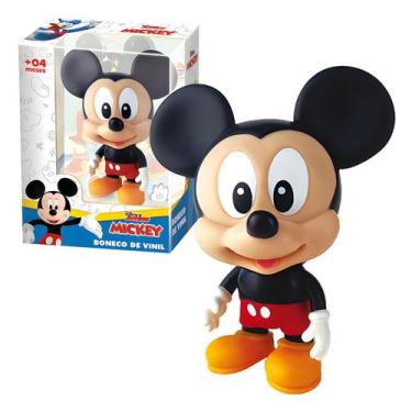 Imagem de Boneco Mickey Mouse Coleção Mickey E Amigos Figura Articulada Em Vinil