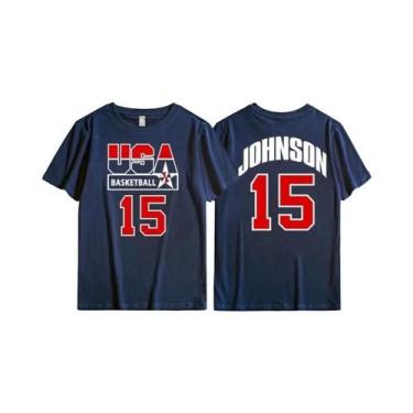Imagem de Camiseta Masculina Oversize Vintage Dream Team 1992 Basquete Casual Al