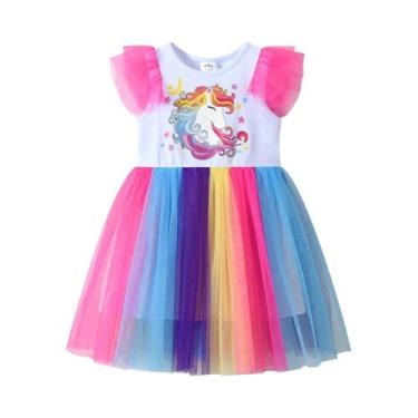 Imagem de Vestido De Princesa Sem Mangas Com Babados Para Meninas Vestido De Fes