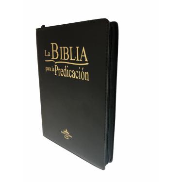 Imagem de La Biblia para la predicacion ziper Preta
