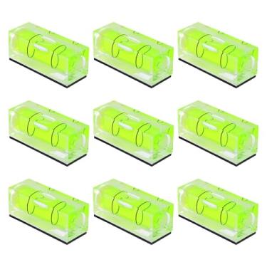 Imagem de 9un Nível de Bolha Pequeno, Quadrado Nível Bolha Ferramenta de Medição Magnética Mini para Nivelar Toca-Discos Câmeras Tripés e Furadeiras