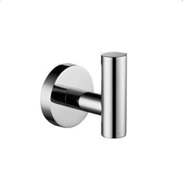 Imagem de 304 Suporte de papel de rolo de papel higiênico barra de toalha gancho de roupas preto prata ouro conjunto de acessórios de banheiro, gancho cromado