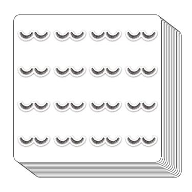 Imagem de Adesivos planejadores de maquiagem de cílios, calendário mensal de scrapbooking de 1,3 cm, embalagem com 208