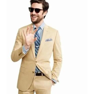 Imagem de Terno Masculino Slim Fit Social Premium Paletó e Calça Envio Imediato 