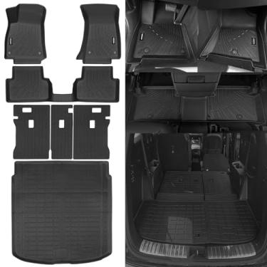 Imagem de NQOQN Tapetes de chão para todos os climas para Audi A5/S5 2025 2026 Tapetes de chão e tapete de porta-malas e tapetes de encosto para acessórios Audi A5/S5 Forro de piso inodoro