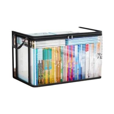 Imagem de Bolsa De Armazenamento Durável Em PVC Com Tampa Articulada E Janela De