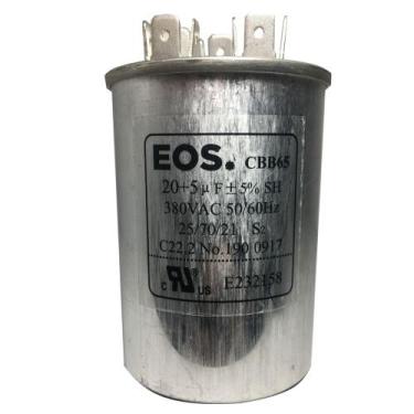 Imagem de Capacitor Duplo 20 + 5 uF 380V - Tecnolar