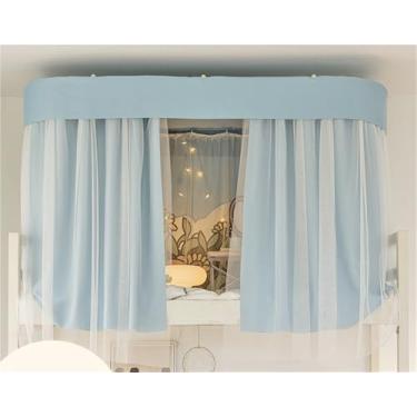 Imagem de Barraca de beliche de malha respirável, cortina de cama estilo princesa para crianças, design leve e elegante, perfeita para festas do pijama e brincadeiras