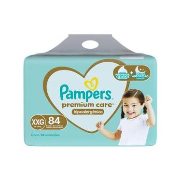 Imagem de Fralda Descartável Infantil Pampers Premium Care XXG Pacote 84 Unidades
