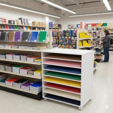 Imagem de Porta Cartolinas Eva Color Set A1 Armário Para Papelaria - KLITHOVIT D