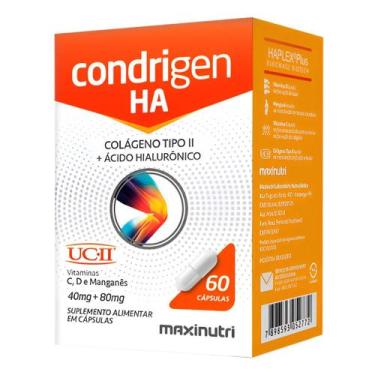 Imagem de Condrigen H.A. Colágeno Tipo II + Ácido Hialurônico 60 Cáps Sabor:Neut