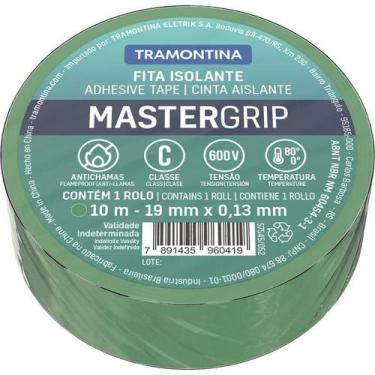 Imagem de Fita Isolante Classe C 0,13x19 Mm Verde 10 M - Tramontina