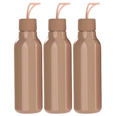Imagem de Kit 3 Garrafinhas De Água Squeeze 700ml Bpa Free Escritório - Martipla